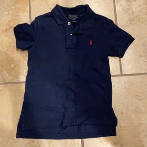 Boys 4T navy polo